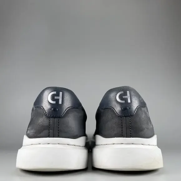 Cole Haan GrandPro Rally Men's Size 10.5 M Laser Cut Blue Suede Casual Sneakers - Picture 3 of 9